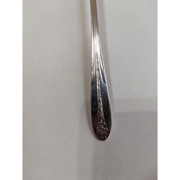 National Silver Co Princess Royal Iced tea spoons silver-plate 1930  7 inch  set - Picture 8 of 10